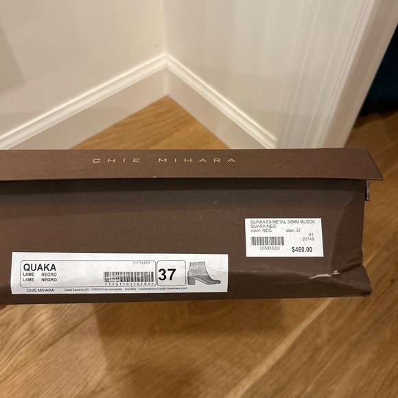 Chie Mihara size 37 black bootie Quaka - Picture 5 of 5